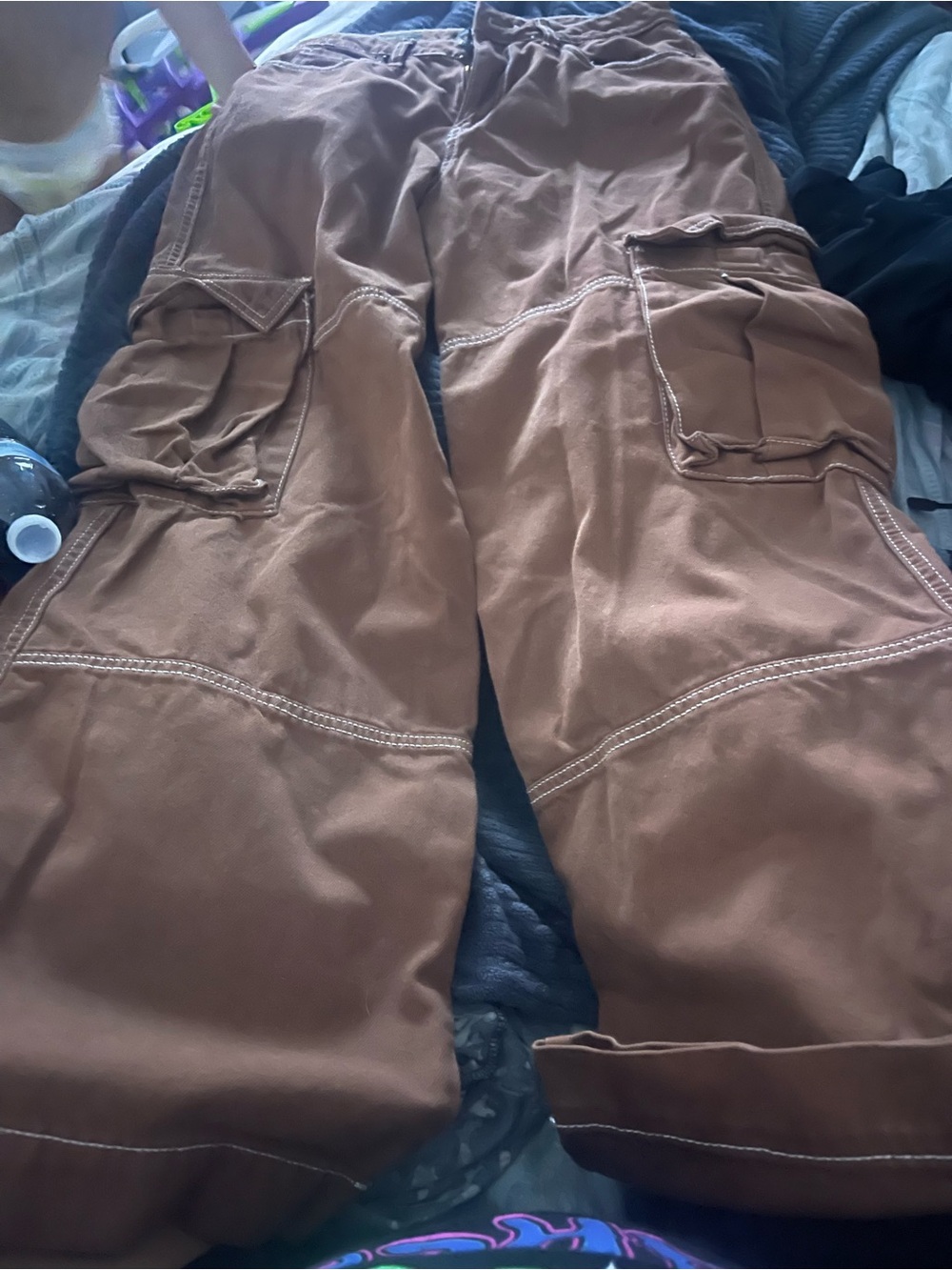 wild fable Brown Cargo Pants with Utility Pockets